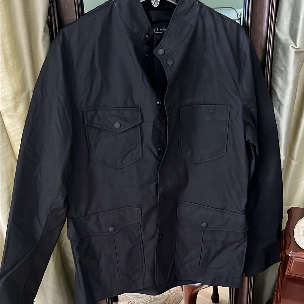 Rag&bone Men Waxed Car Coat